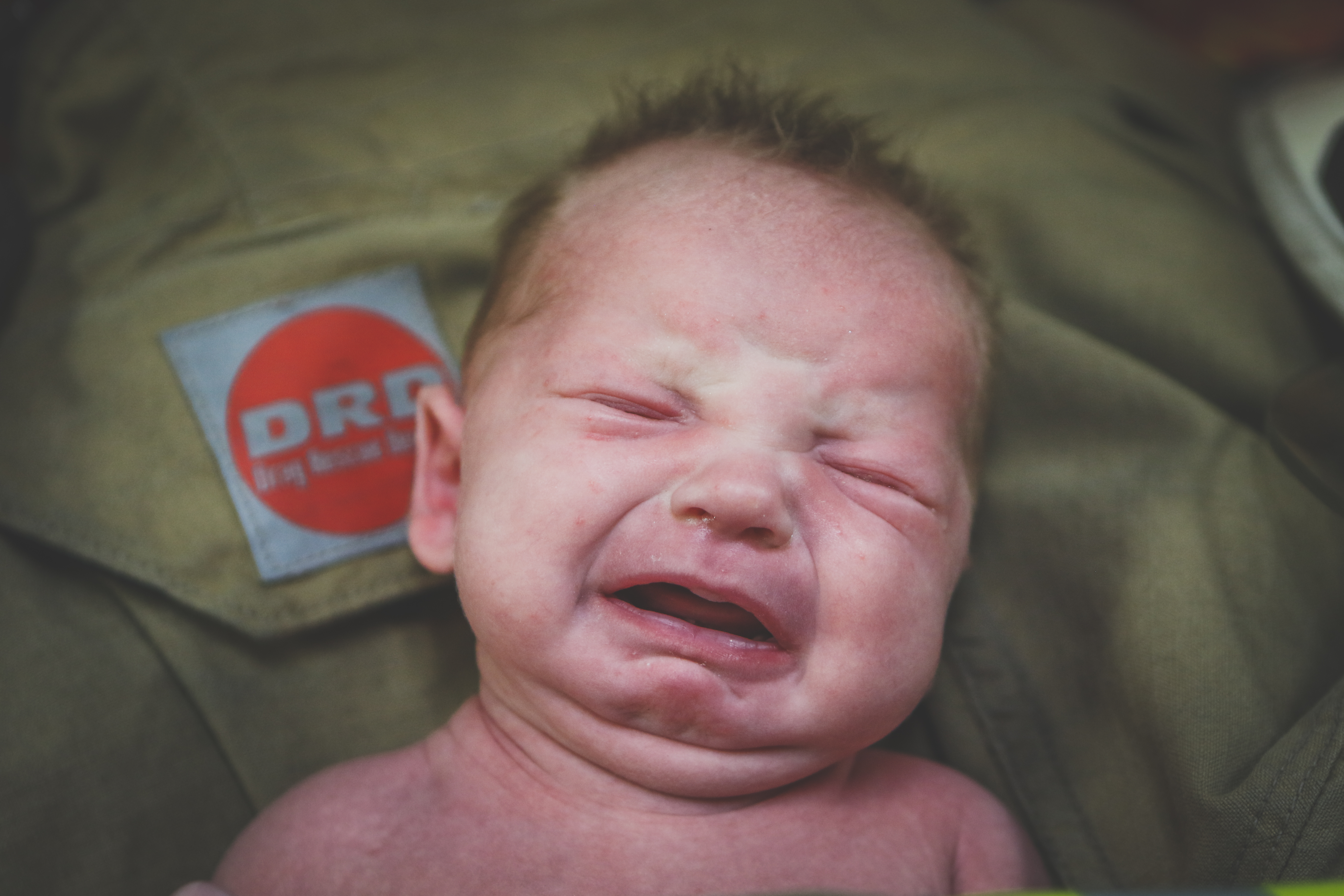 Mother's Day: A newborn baby crying 